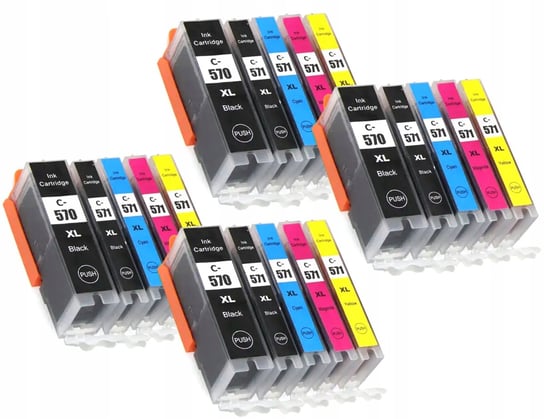 20x tusze do drukarki canon pixma mg5750 mg6850 mg7750 ts5050 pgi-570xl Maibang