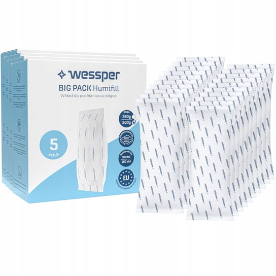 20X Wessper Humifill Wkład Do Pochłaniacza Wilgoci 500G Wessper
