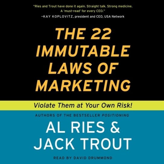 22 Immutable Laws of Marketing Ries Al, Trout Jack