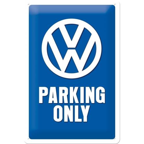 22194 Plakat 20 x 30cm VW Parking Only Nostalgic-Art Merchandising