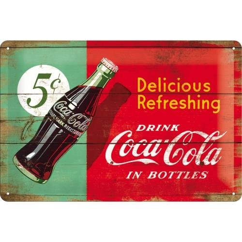 22229 Plakat 20 x 30cm Coca-Cola - Delic Nostalgic-Art Merchandising