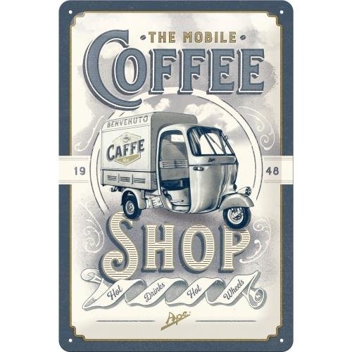 22287 Plakat 20x30 Ape Coffee Shop Nostalgic-Art Merchandising