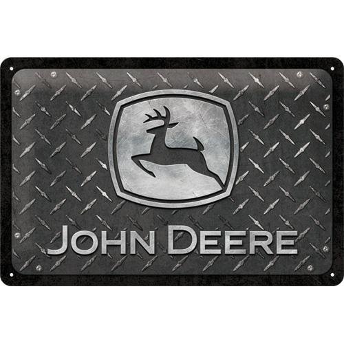 22316 Plakat 20x30 John Deere Diamond Pl Nostalgic-Art Merchandising