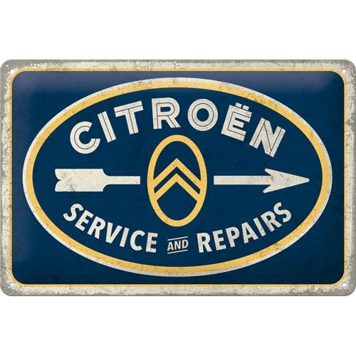 22328 Plakat 20x30 Citroen Service Repai Nostalgic-Art Merchandising
