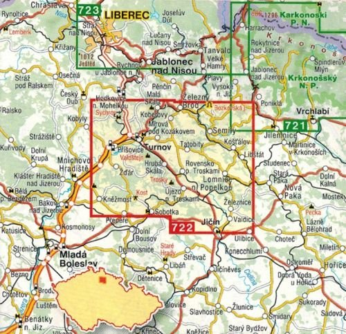 Czeski Raj. Mapa turystyczna 1:25 000 - Opracowanie zbiorowe | Książka ...
