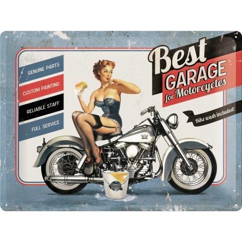 23142 Plakat 30 x 40cm Best Garage - Blu Nostalgic-Art Merchandising