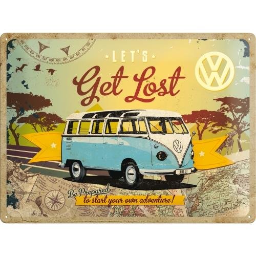 23155 Plakat 30 x 40cm VW Bulli - Lets G Nostalgic-Art Merchandising