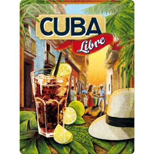 23182 Plakat 30 x 40cm Cuba Libre Nostalgic-Art Merchandising