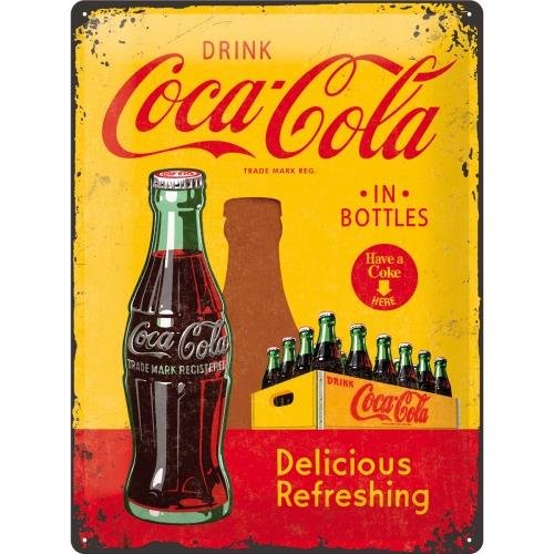 23195 Plakat 30 x 40cm Coca-Cola - In Bo Nostalgic-Art Merchandising