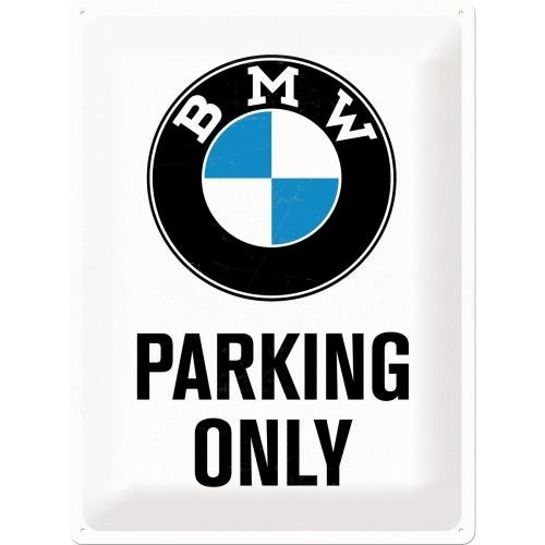 23200 Plakat 30 x 40cm BMW - Parking Onl Nostalgic-Art Merchandising