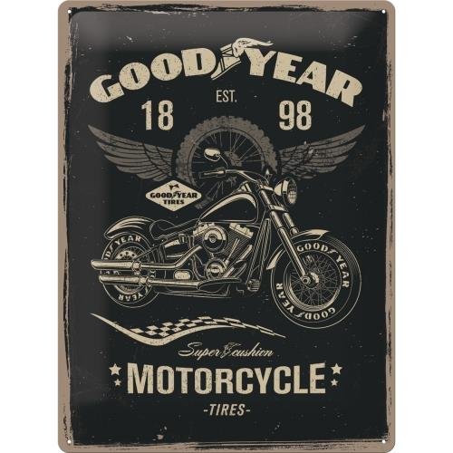 23242 Plakat 30 x 40cm Goodyear - Motorc Nostalgic-Art Merchandising