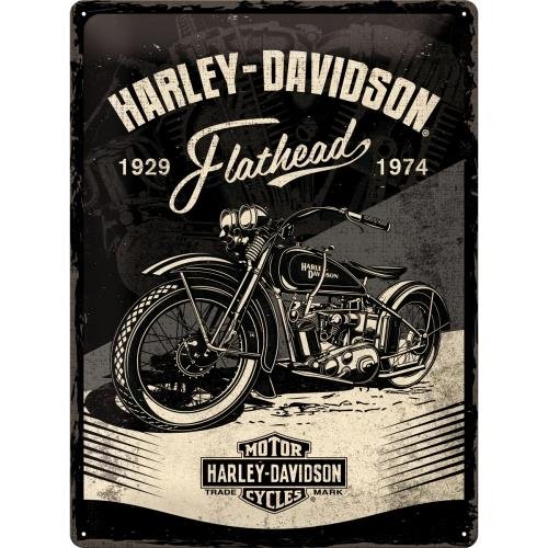 23247 Plakat 30x40 Harley-Davidson Flath Nostalgic-Art Merchandising
