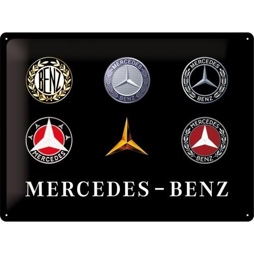 23251 Plakat 30x40 Mercedes-Benz Logo Ev Nostalgic-Art Merchandising