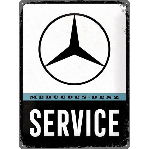 23253 Plakat 30x40 Mercedes-Benz Service Nostalgic-Art Merchandising