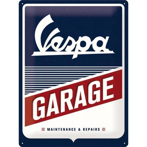 23257 Plakat 30x40 Vespa Garage Nostalgic-Art Merchandising