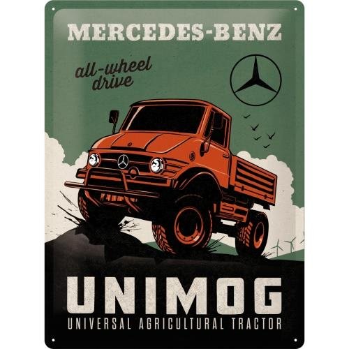 23269 Plakat 30x40 Mercedes-Benz Unimog Nostalgic-Art Merchandising