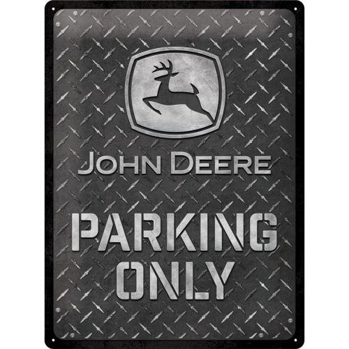 23274 Plakat 30x40cm John Deere-Parking Nostalgic-Art Merchandising