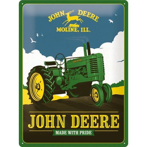23275 Plakat 30x40cm John Deere Made Wit Nostalgic-Art Merchandising