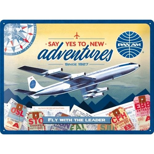 23278 Plakat 30x40cm Pan Am - New Advent Nostalgic-Art Merchandising