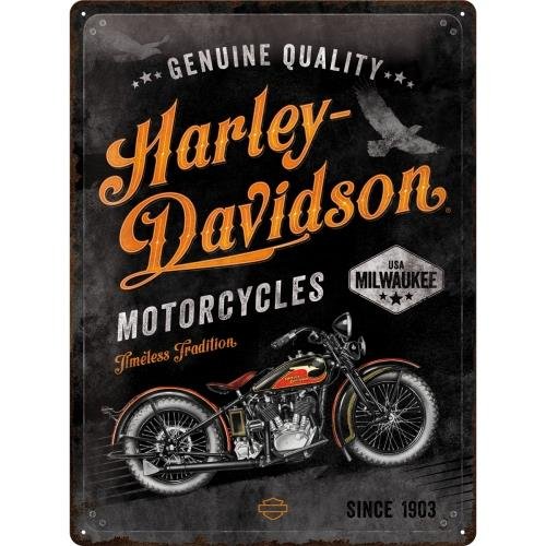 23279 Plakat 30x40cm Harley-Davidson Tim Nostalgic-Art Merchandising