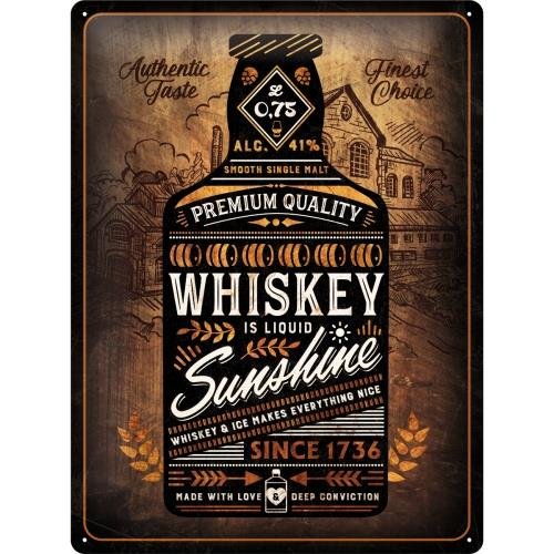 23281 Plakat 30x40cm Whiskey Sunshine Nostalgic-Art Merchandising