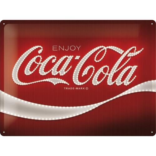 23282 Plakat 30x40cm Coca-Cola Logo Red Nostalgic-Art Merchandising