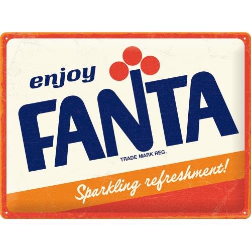 23302 Plakat 30x40 Fanta Logo Special Ed Nostalgic-Art Merchandising