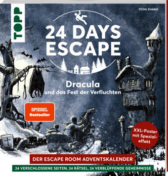 24 DAYS ESCAPE - Der Escape Room Adventskalender: Dracula und das Fest der Verfluchten. SPIEGEL Bestseller Frech Verlag Gmbh