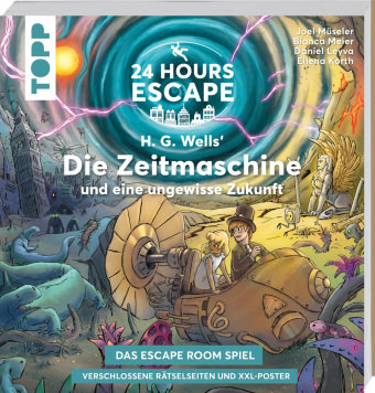 24 HOURS ESCAPE - Das Escape Room Spiel: H.G. Wells' Die Zeitmaschine und eine ungewisse Zukunft Frech Verlag Gmbh