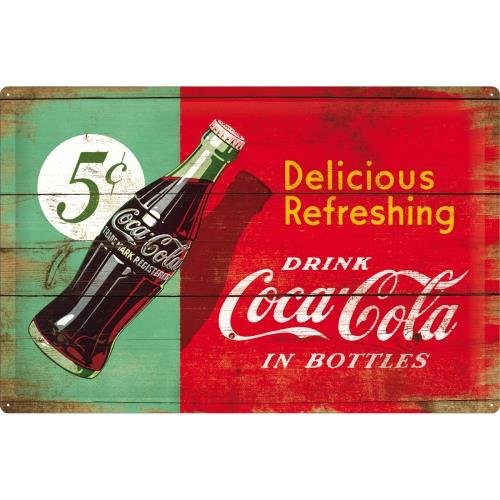 24005 Plakat 40 x 60cm Coca-Cola - Delic Nostalgic-Art Merchandising