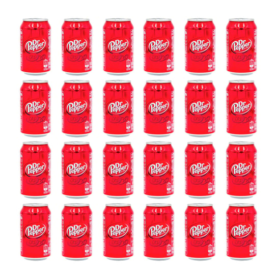 24x Napój gazowany DR PEPPER Regular puszka 330 ml Coca-Cola