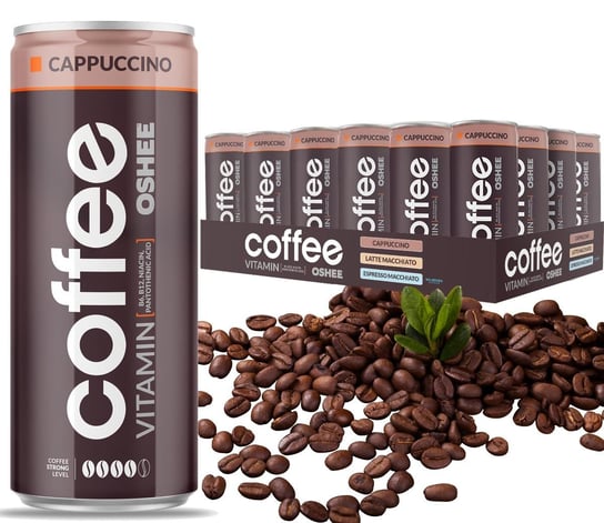 24x OSHEE Vitamin Coffee Cappuccino 250 ml Inna marka