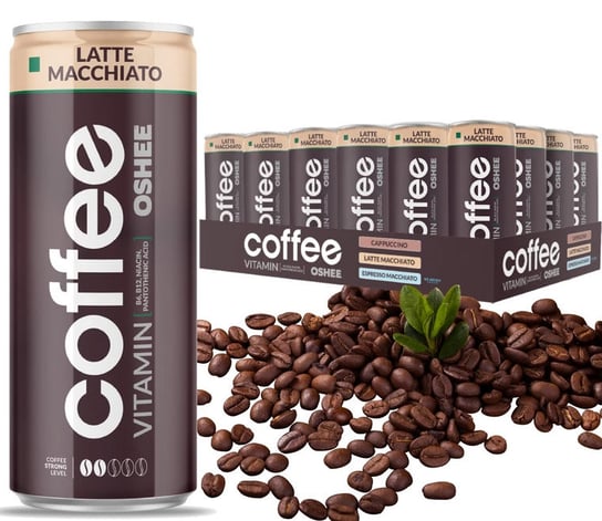 24x OSHEE Vitamin Coffee Latte Macchiatto 250 ml Inna marka