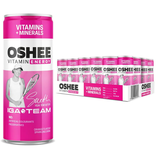 24x OSHEE Vitamin Energy Witaminy + Minerały 250 ml Oshee