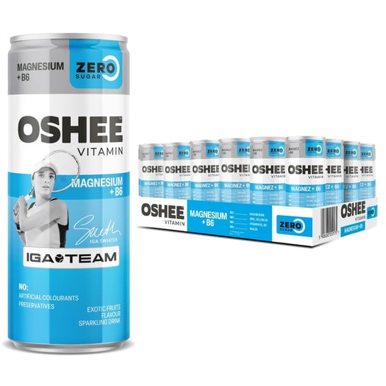 24x OSHEE ZERO Vitamin Energy Magnez owoce egzotyczne 250 ml Oshee