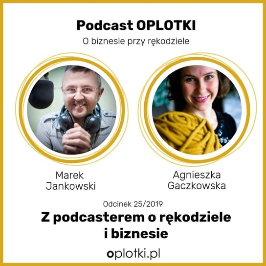 # 25 Marek Jankowski - z podcasterem O rękodziele i biznesie -  2019 - Oplotki - biznes przy rękodziele - podcast Gaczkowska Agnieszka