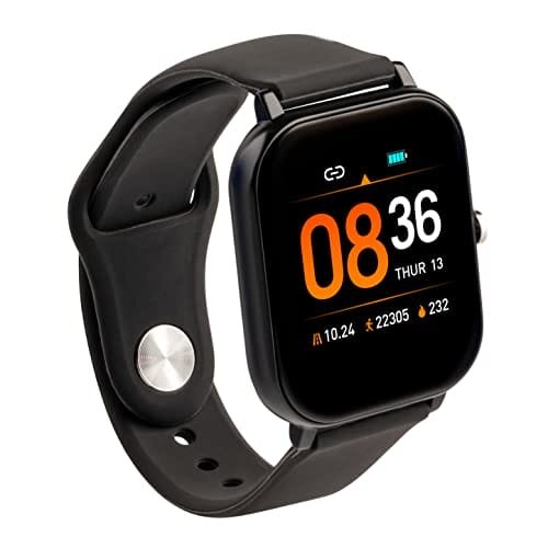 257 Twentyfiveseven – Sw300 Smartwatch Fitness Tracker Czujnik Tętna Kaloria-Kroki-Ciśnienie Monitorowanie Snu Bluetooth Ios I Android Wodoodporny Ip65 150Mah Czarny Inna marka