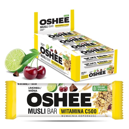 25x OSHEE Musli bar witamina C500 40 g Oshee