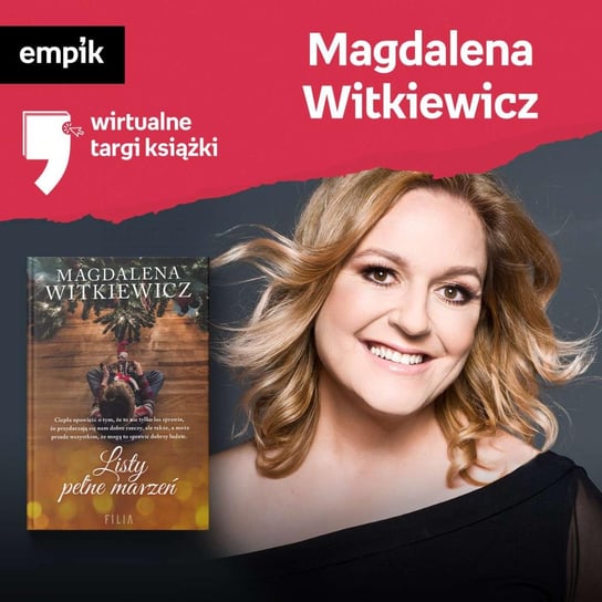 #26 Magdalena Witkiewicz - Wirtualne Targi Książki - podcast Witkiewicz Magdalena, Szaja Adam