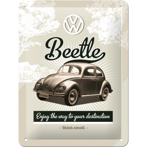 26129 Plakat 15 x 20cm VW Retro Beetle Nostalgic-Art Merchandising