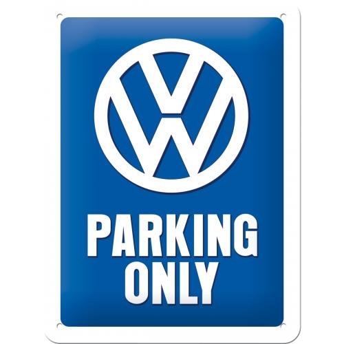 26169 Plakat 15 x 20cm VW Parking Only Nostalgic-Art Merchandising