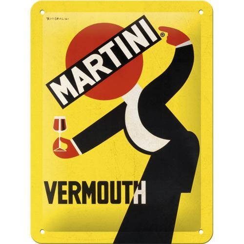 26253 Plakat 15x20 Martini Vermouth Yell Nostalgic-Art Merchandising