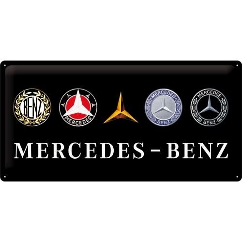 27026 Plakat 25x50 Mercedes Logo Evoluti Nostalgic-Art Merchandising