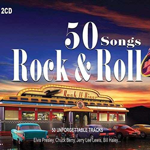 2cd 50 Songs Rock & Roll, Elvis Presley,Pete Johnson, Chuck Berry, Ray Charles, Rock Roll Music Various Artists