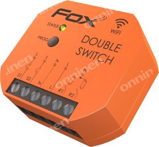 2Kanałowy Przekaźnik Wi-Fi 230V Double Switch Fox F&F