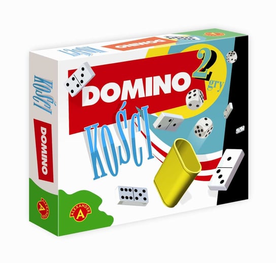 2w1 Domino i Kości, gra logiczna, Alexander Alexander