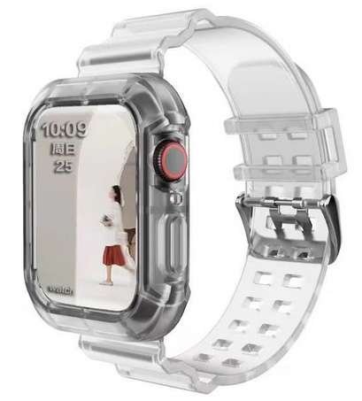 2W1 Opaska Pasek + Etui Transparent Apple Watch 4/5/6/Se 40Mm Bestphone
