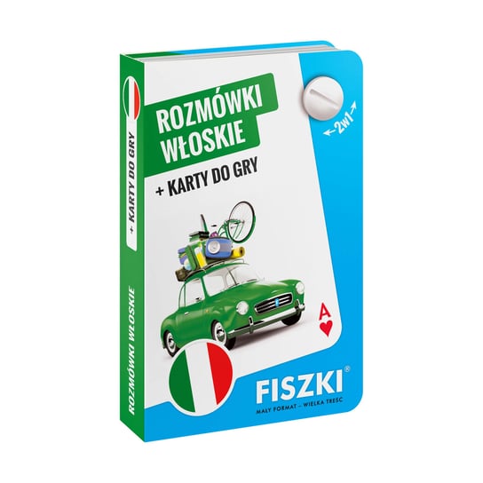 2w1 rozmówki i karty do gry – język włoski Perczyńska Kinga