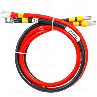 2x 100cm kabel łączeniowy akumulatora inwertera 25 MojeLedy