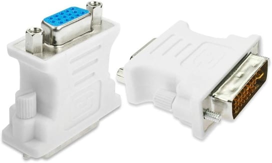 2x ADAPTER PRZEJŚCIÓWKA DVI NA VGA DVI-I 24+5 MĘSKI Inna marka